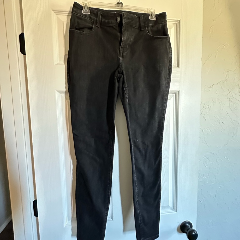 Maurices Dark Gray Skinny Jeans
